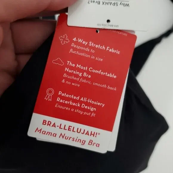 NWT SPANX Bra-llelujah! Maternity Mama Racerback Nursing Bra - Picture 8 of 12